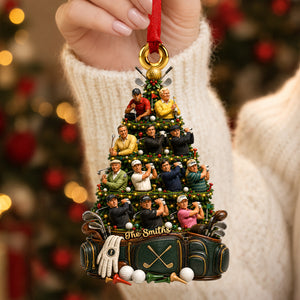 Merry Golfmas Christmas Ornament - Personalized Gifts 09NADH290826-Homacus