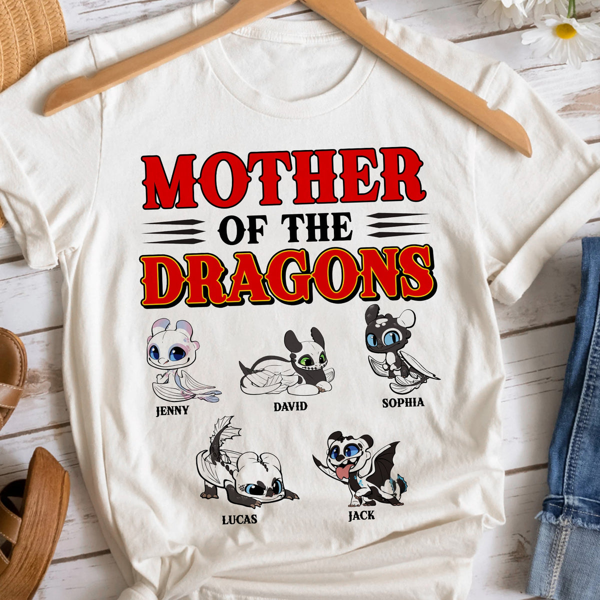 Cartoon Characters Personalized Gifts For Mom Shirt 01katn250225-Homacus