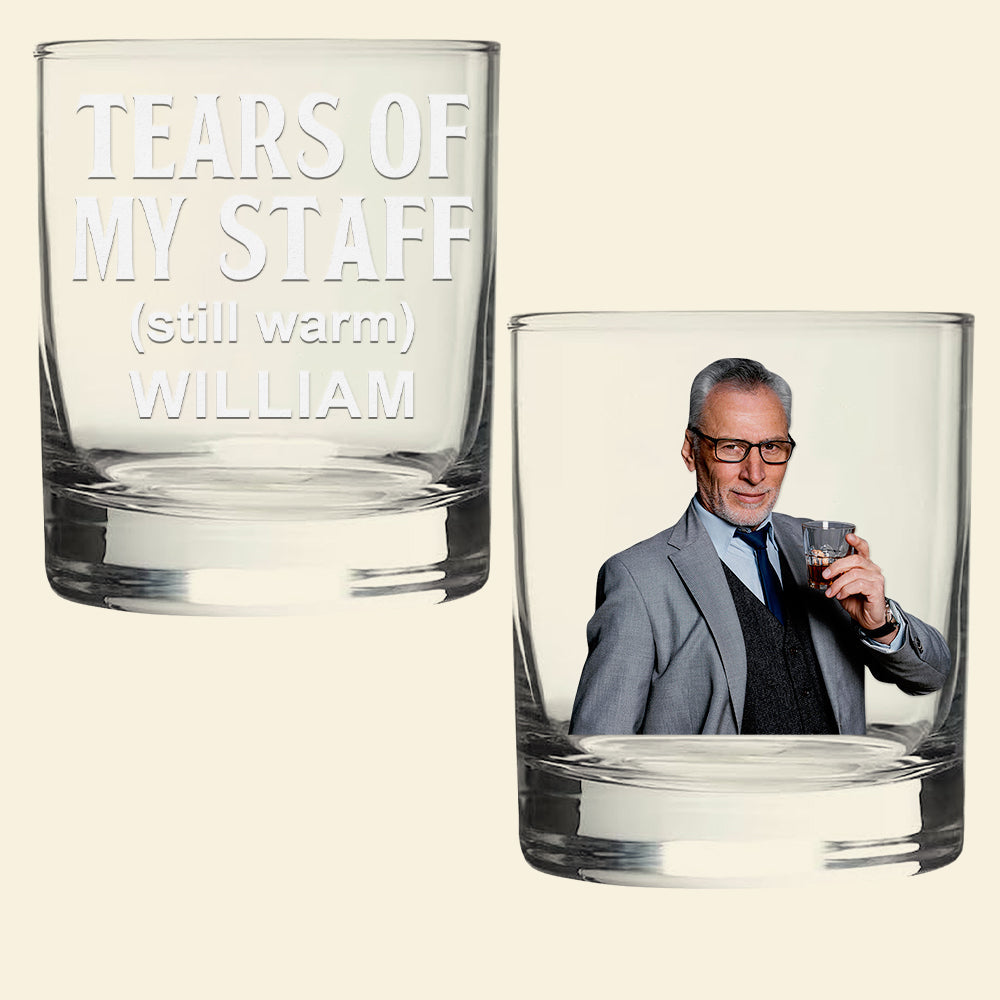 Custom Photo Gifts For Boss Whiskey Glass 05toqn120225-Homacus