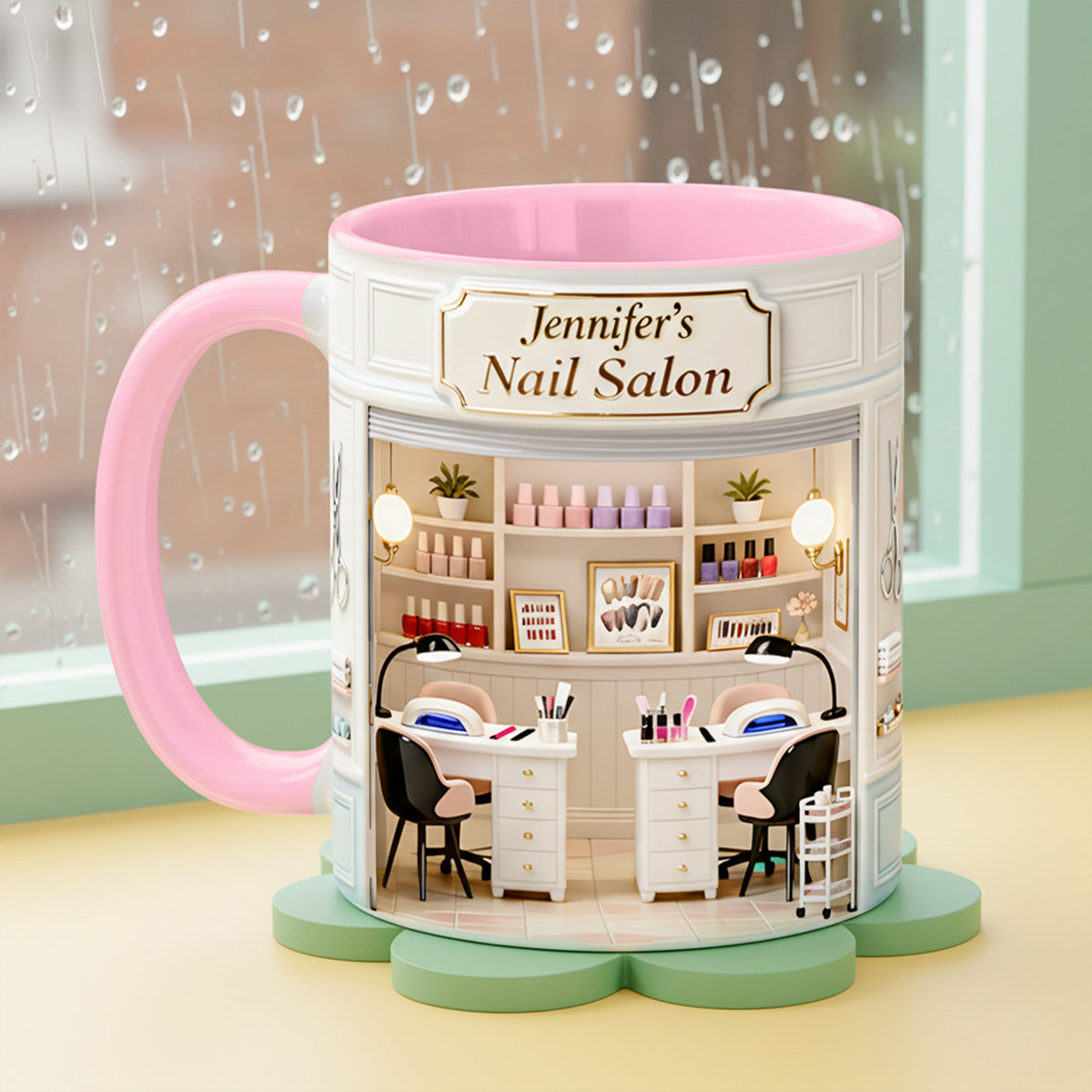Nail Salon Coffee Accent Mug - Personalized Gifts Her 01nata240126-Homacus