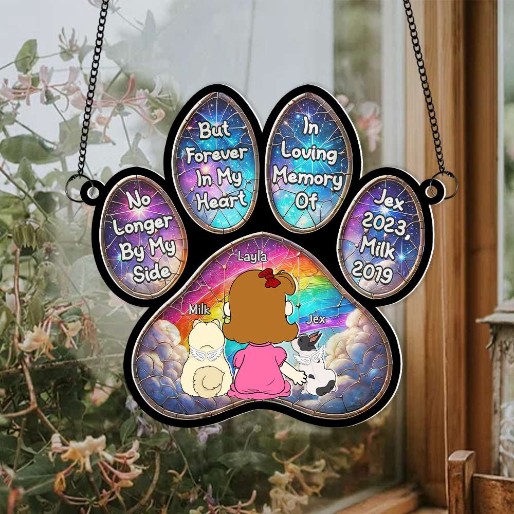 Personalized Gifts For Dog Lover Window Hanging Suncatcher Ornament 02XQMH270325HG-Homacus