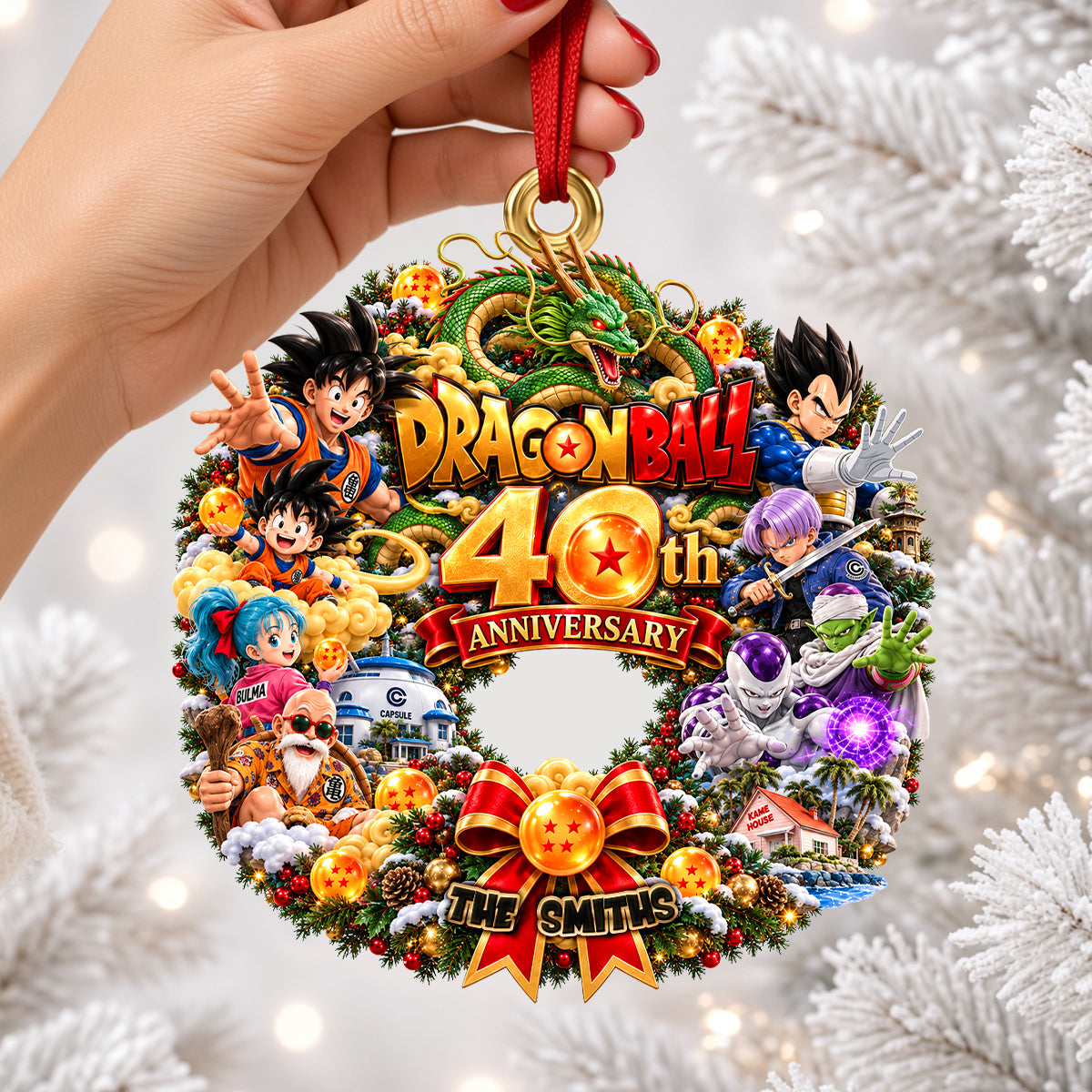 40 Years Of Epic Battles Christmas Ornament - Personalized Anniversary Gifts 03OHDH300926-Homacus