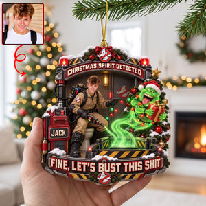 Custom Photo Spirit Detector Christmas Ornament - Personalized Gifts For Christmas 01haqn120926