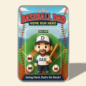 Home Run Dad Acrylic Plaque Personalized Gifts For Dad 02TODT280425-Homacus