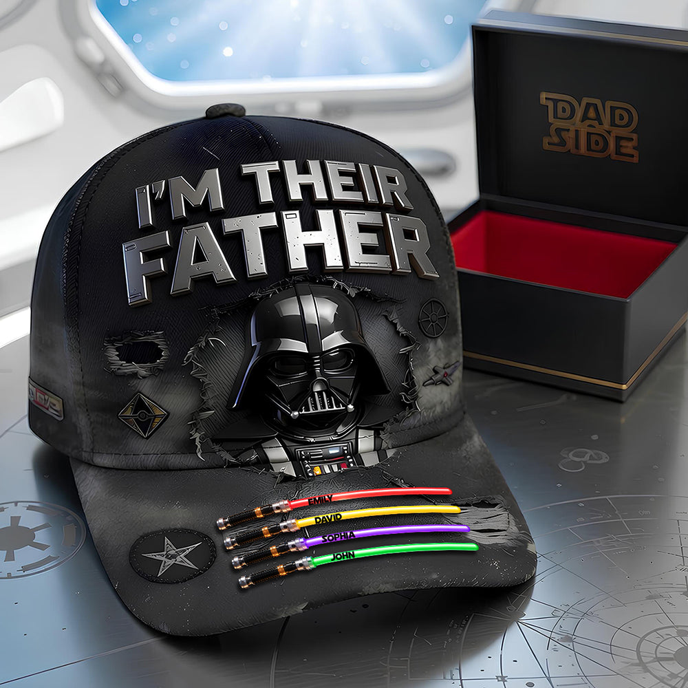 I'm Their Father Classic Cap Personalized Gifts For Dad 04TODT250426-Homacus