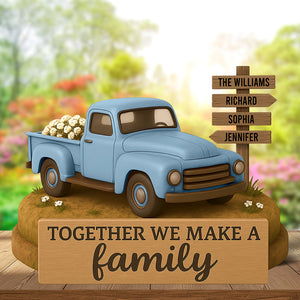Farmer Family Acrylic Plaque Personalized Gifts For Family 01NAQN170525-Homacus