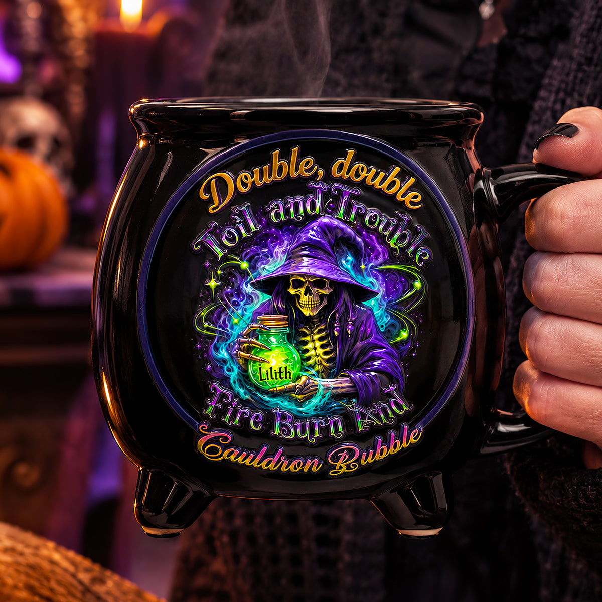 Witchy Spell Cauldron Mug, Personalized Gifts For Witch Lovers 01qhdt200826-Homacus