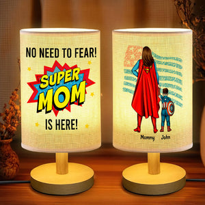 Personalized Gift For Mom Table Lamp Mother's Day Super Mom 04HUDT250325PA-Homacus