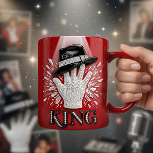 King Style Glitter Glove Mug - Personalized Gifts For Music Lovers 01NADH040526-Homacus