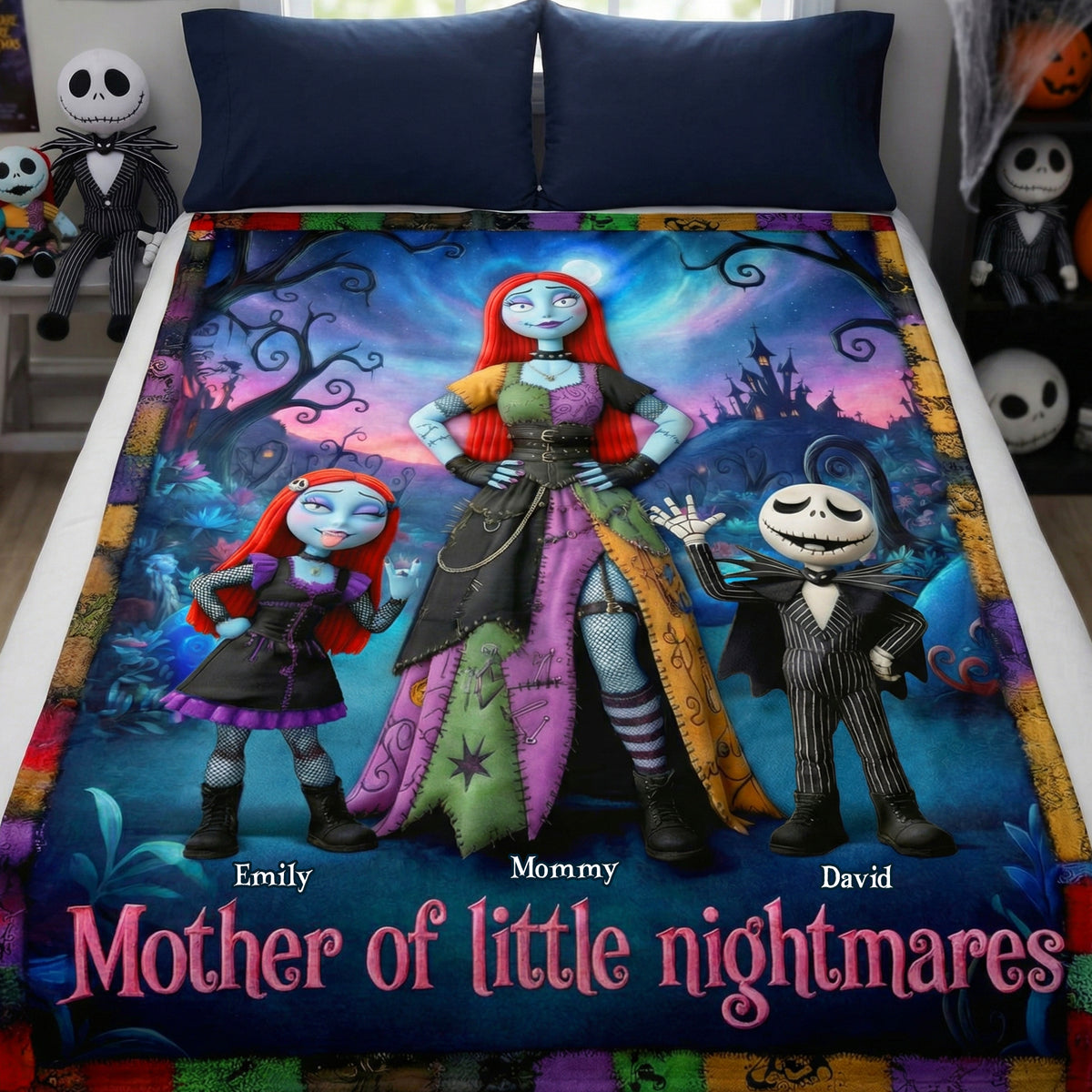 Mother Of Frightful Cheer Blanket - Personalized Gifts For Moms 05TYQN080426-Homacus