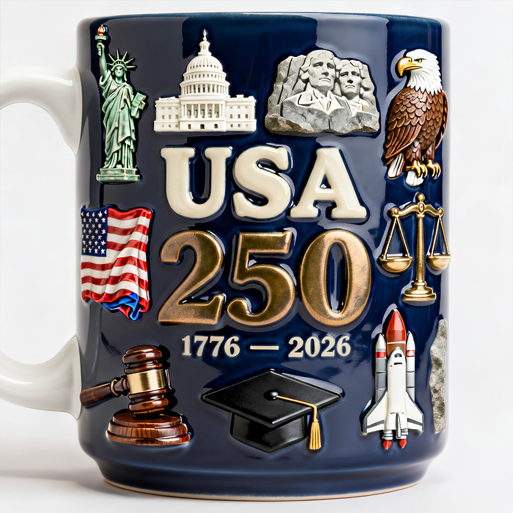 USA 250th Anniversary Coffee Mug 02NADT220126-Homacus