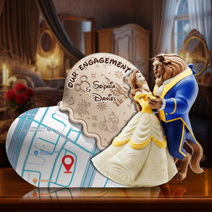 Couple's Sweet Engagement Acrylic Plaque - Personalized Gifts For Couples 01OHLU170725-Homacus