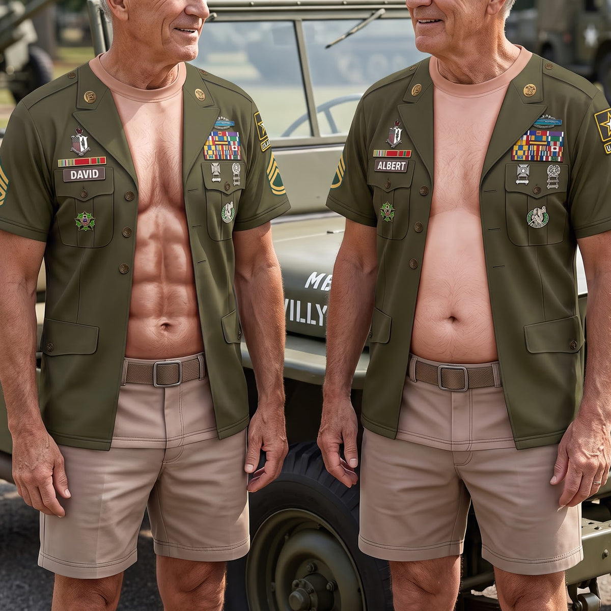 Funny Military Shirt, Personalized Patriotic Gifts For Veterans 05huqn060826