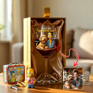 Fun Cartoon Drinking With Pet Drinking Glass - Custom Photo Gifts For Dog Moms & Cat Mom 03qhlu190326-Homacus