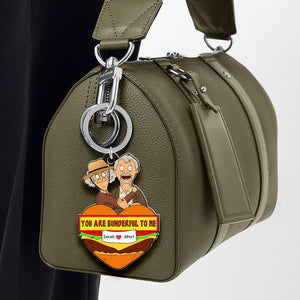 Personalized Gifts For Couple Keychain 01toqn170225hg-Homacus
