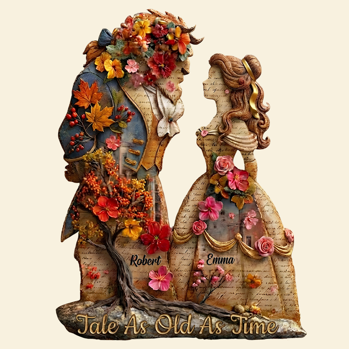 Classic Romance Acrylic Plaque - Personalized Gifts For Couple 01TODT260126-Homacus