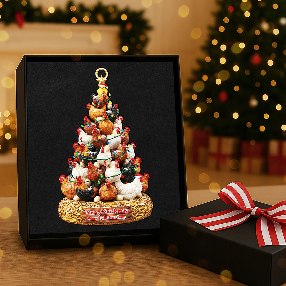 Personalized Gifts For Chicken Lovers Christmas Ornament 02huta240925-Homacus