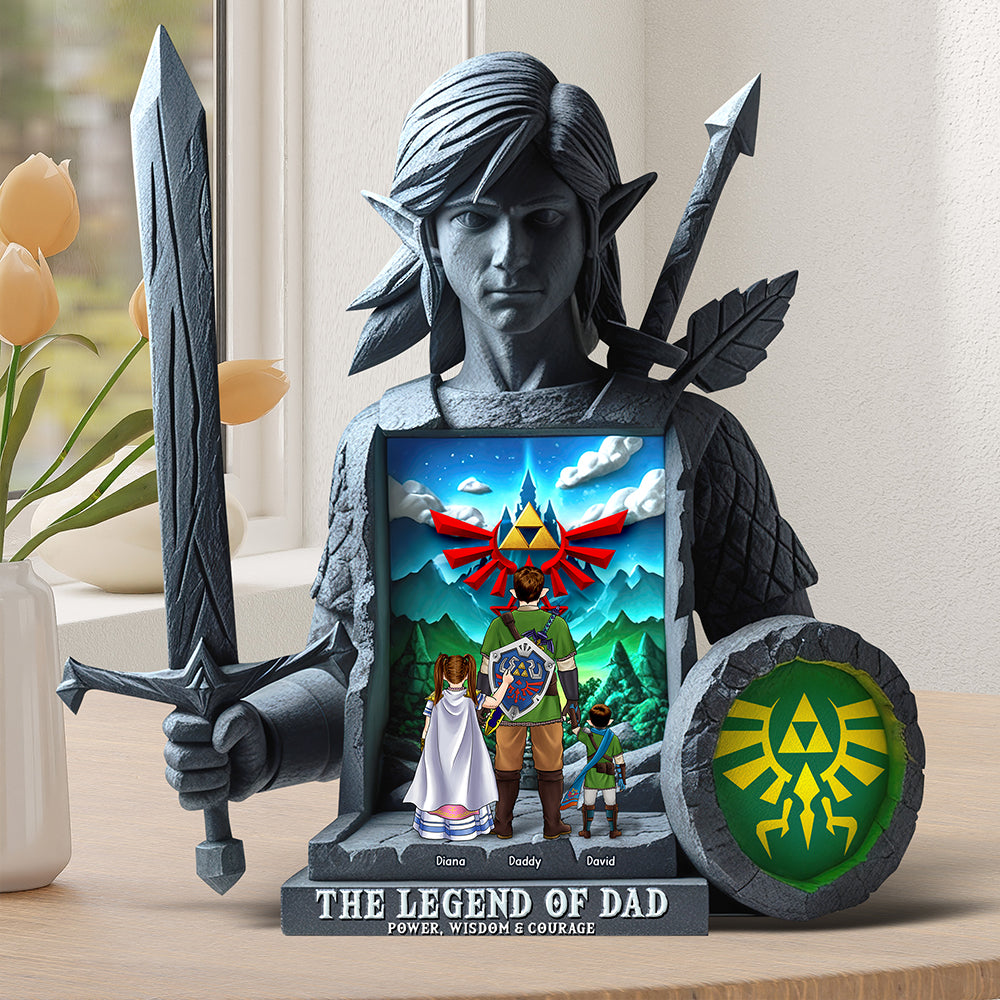 The Legend Of Dad Acrylic Plaque Personalized Gifts For Dad 02QHQN280425HG-Homacus