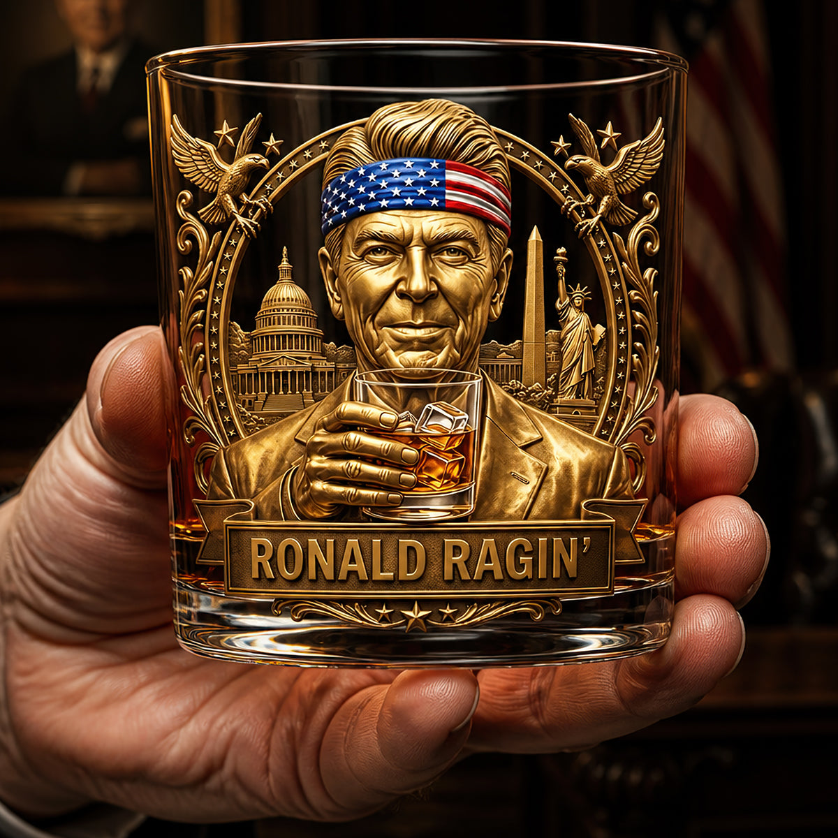 Bold & Memorable Round Glass - Personalized Anniversary Gifts 02HUDT120626-Homacus