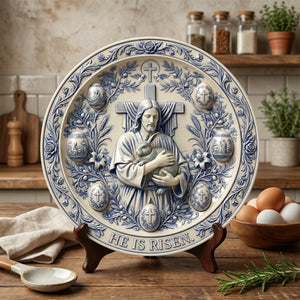 Faith Ceramic Plate Gifts For Christian 04PAQN130126-Homacus