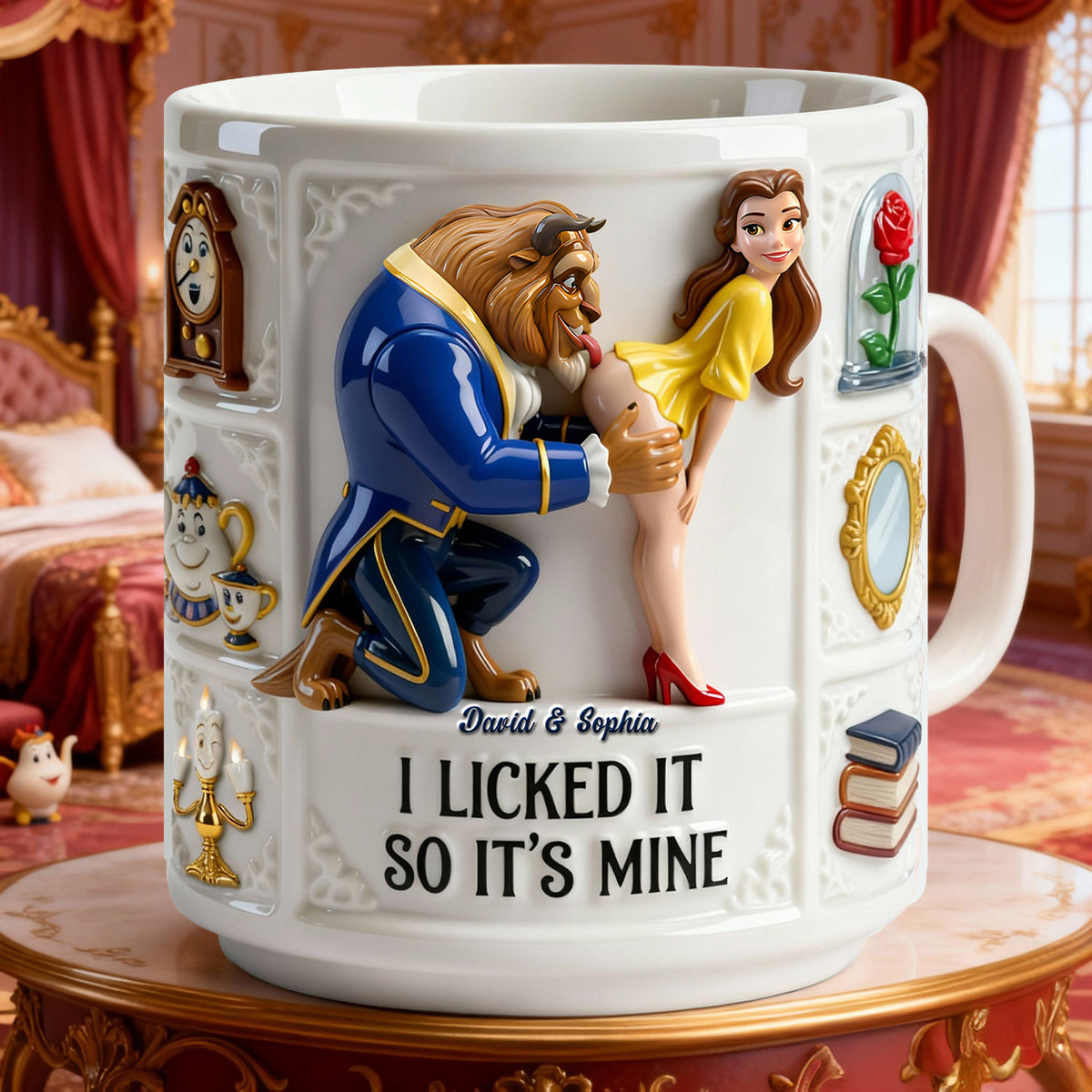 Playful Couple Coffee Mug - Personalized Gift For Couple 04OHLU060126-Homacus