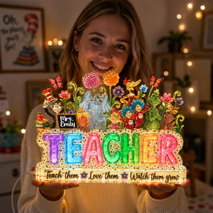Appreciation Acrylic Light Box Personalized Gifts For Teacher 02PADH220726