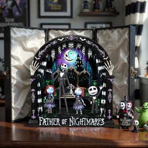 Spooky Dad And Kids Acrylic Plaque - Personalized Gifts For Dads 02tylu130526-Homacus