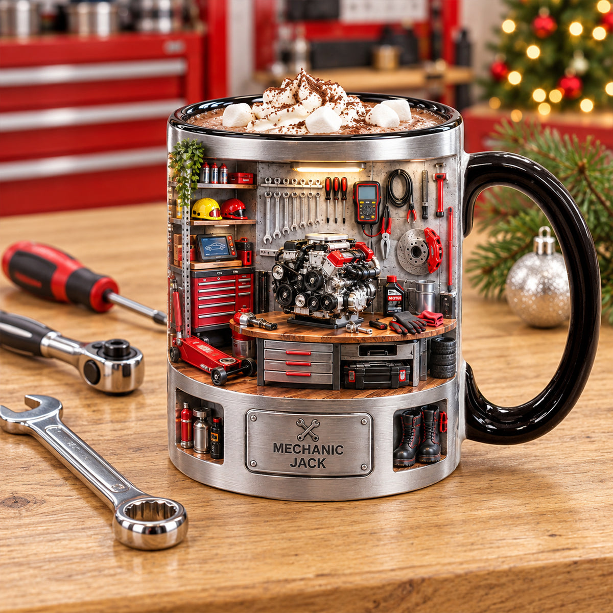 Classic Garage Accent Mug - Personalized Gifts For Mechanic 06ttqn061026-Homacus