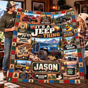 Off-road Blanket - Personalized Gifts For Off-road Lovers 05halu071026-Homacus