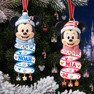 Spiraling Character Acrylic Ornament - Personalized Gift For Christmas 02TYTA051026-Homacus