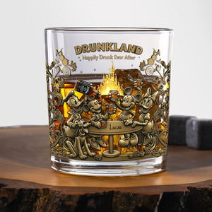 Drunkland Glass Mug - Personalized Gifts For Fans 02OHTN060925-Homacus
