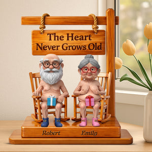 Naughty Old Couple Acrylic Plaque - Personalized Gifts For Couples 04ohqn020226-Homacus