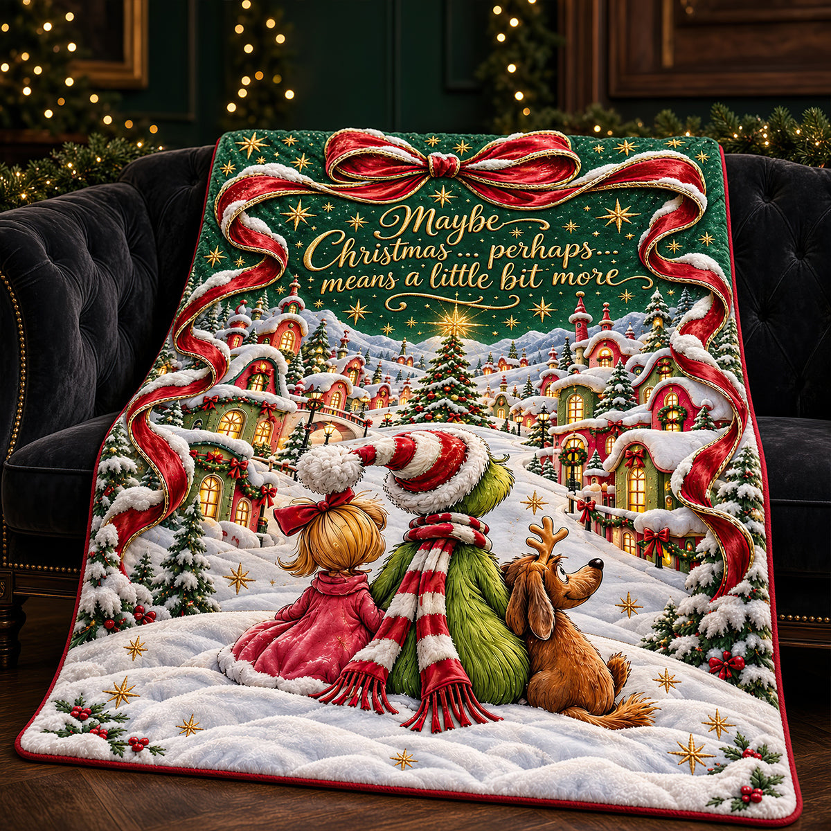 Shining Christmas Blanket - Personalized Christmas Gifts 03padt061026