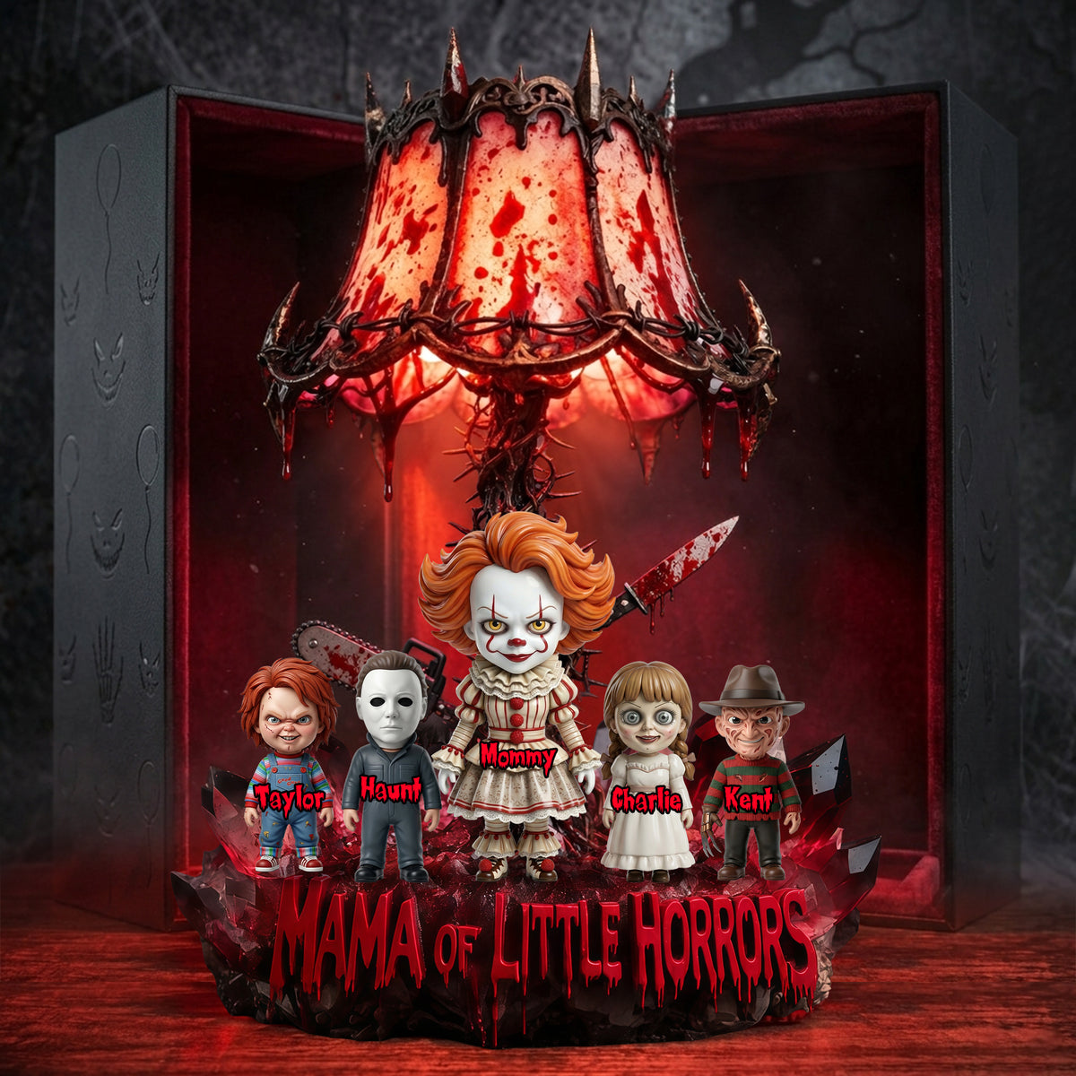 Mama Of Little Horrors Light Box - Personalized Gifts For Mom 05TYLU070426-Homacus