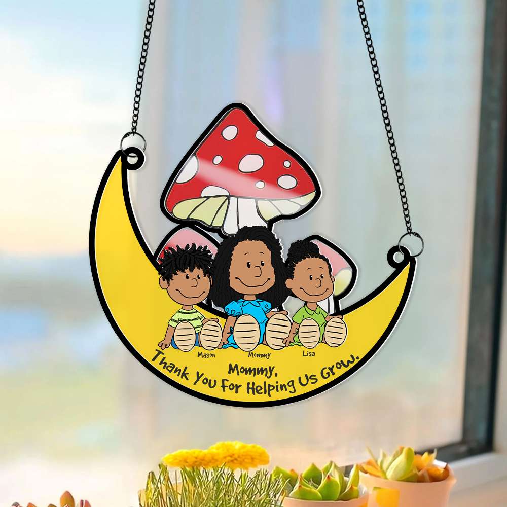 Personalized Gifts For Mom Window Hanging Suncatcher Ornament Mother's Day 06KAMH070325PA-Homacus