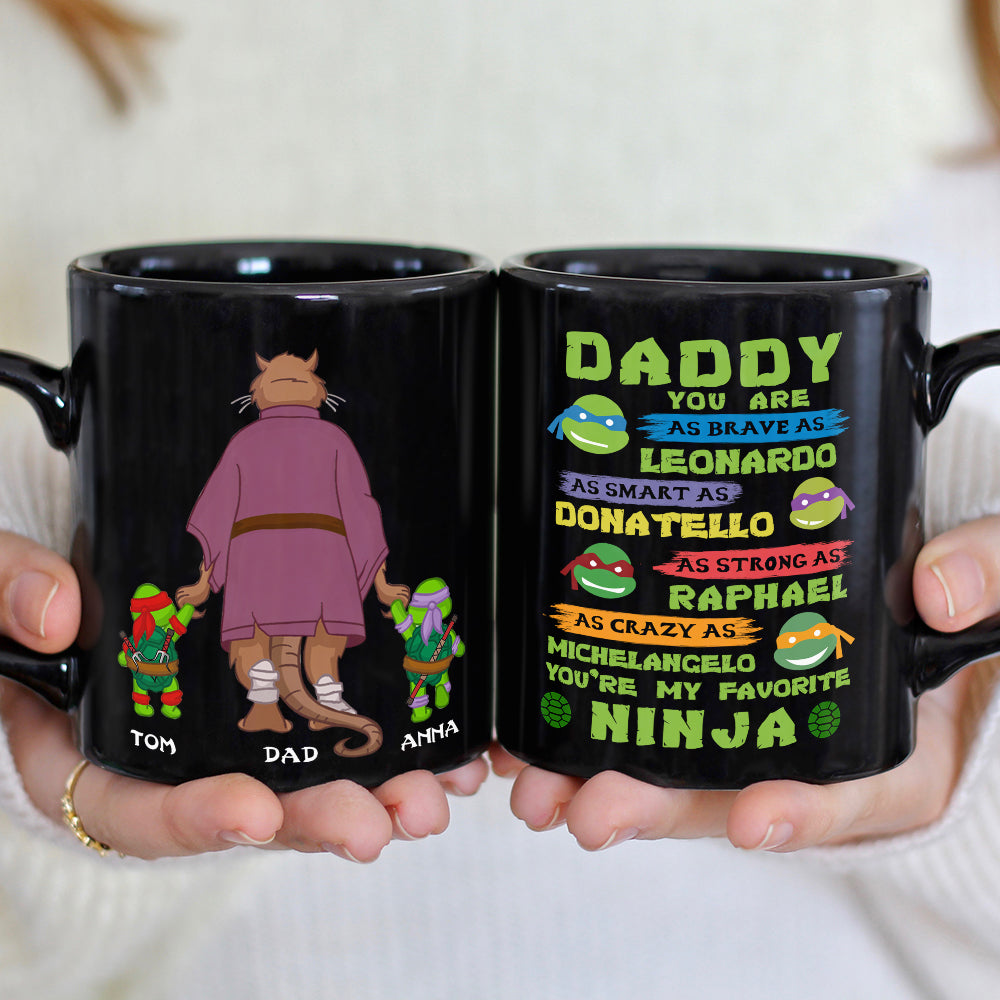 Personalized Gifts For Dad Coffee Mug Brave Smart Strong Daddy 02NATN240523-Homacus