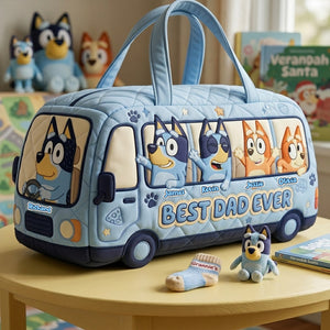 Puppy Family Duffle Bag - Personalized Gifts For Dad 02NATA210426-Homacus
