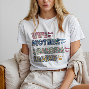 Custom Year Mom Shirt - Personalized Gift For Mom 03XQLU260325-Homacus