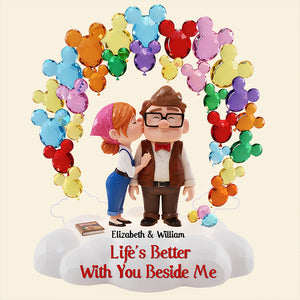 Life Is Better With You Beside Me Acrylic Light Box - Personalized Gifts For Couples 05todt291125-Homacus