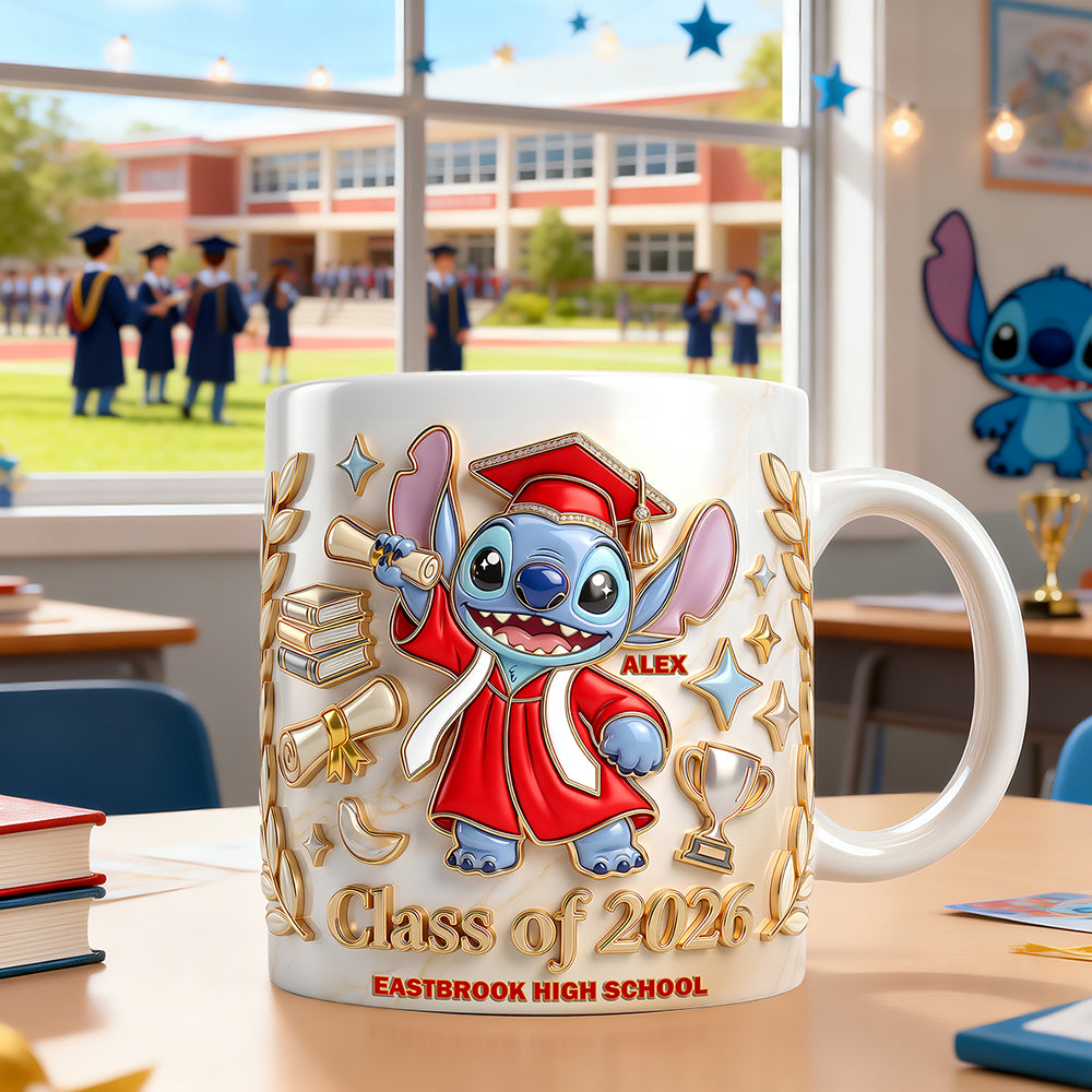 Lovely Alien Celebrate Graduation Coffee Mug - Personalized Gifts For Graduates 03nadt210426-Homacus