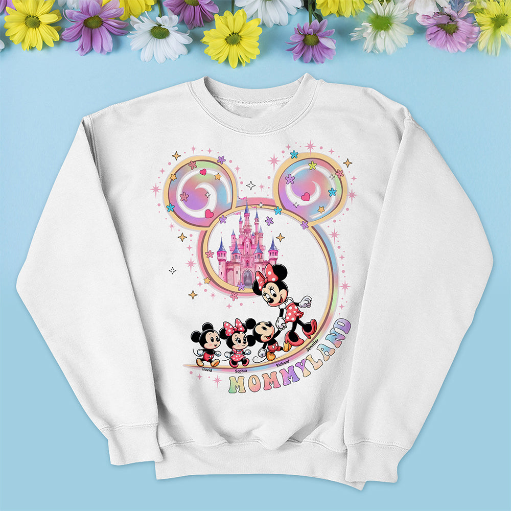 Personalized Gifts For Mom Shirt, Mommy's Dreamy Land 01QHQN310325-Homacus