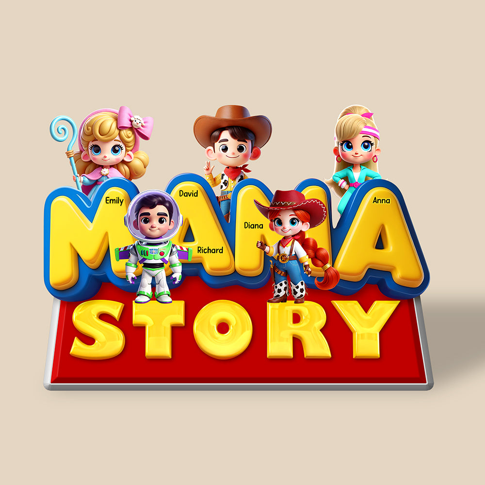 Mama Story Acrylic Plaque Gifts For Mom 05KAQN160425-Homacus