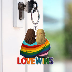 LGBT Keychain - Personalized Gifts For Couple 04toqn220525-Homacus