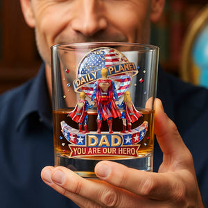 Fearless Guardian Dad and Kids Drinking Glass - Personalized Gifts For Dads 05tyqn250526