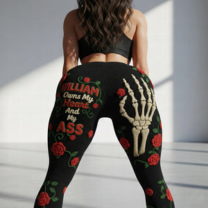 Naughty Skeleton Hands Leggings - Personalized Gifts For Her 04naqn041225-Homacus