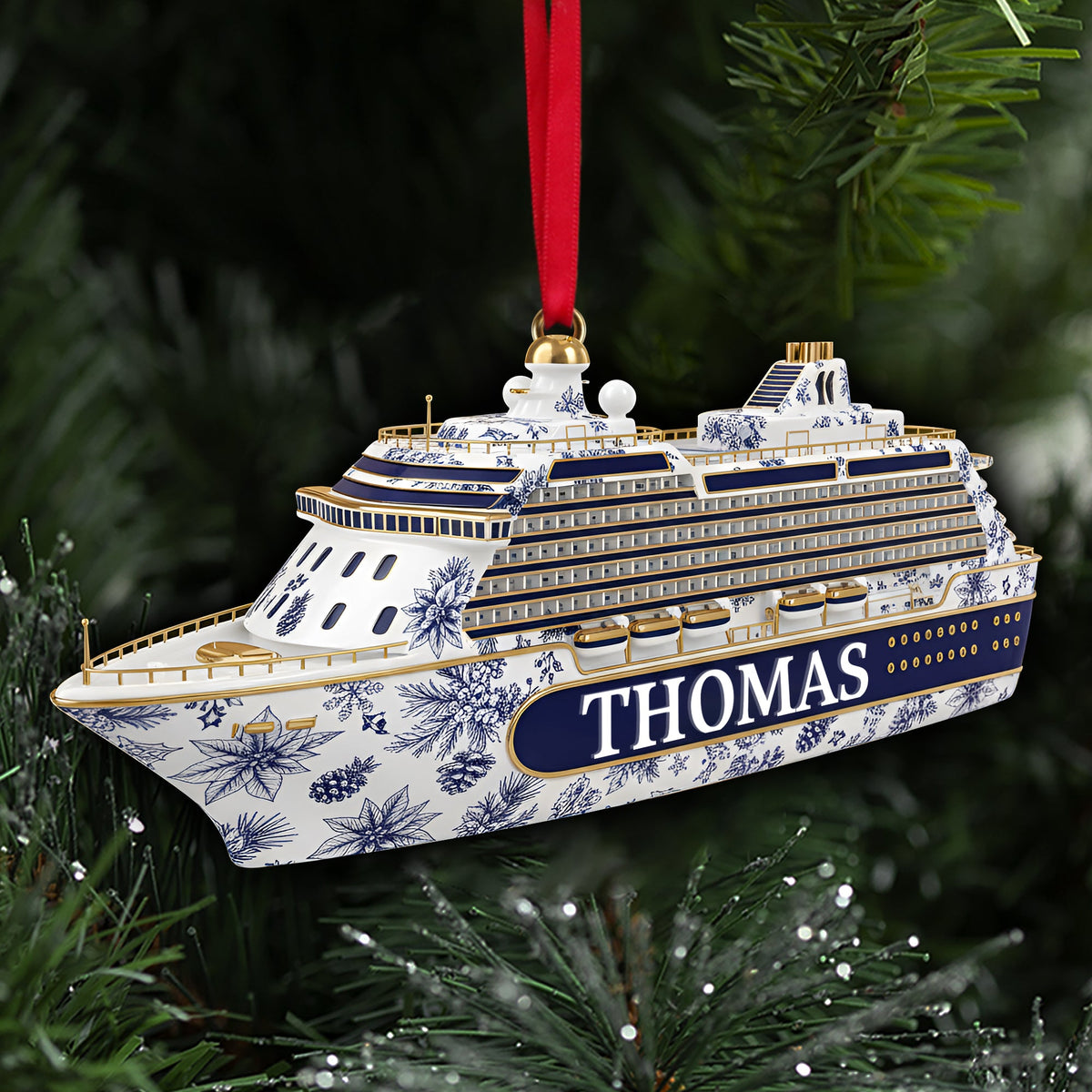 Road Trip Cruising Ornament - Personalized Gifts For Cruising Lovers 05PGLU041025-Homacus