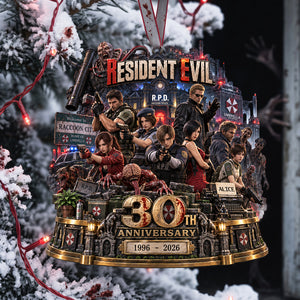 30th Anniversary Survival Horror Ornament - Personalized Christmas Gifts 04NATA180926
