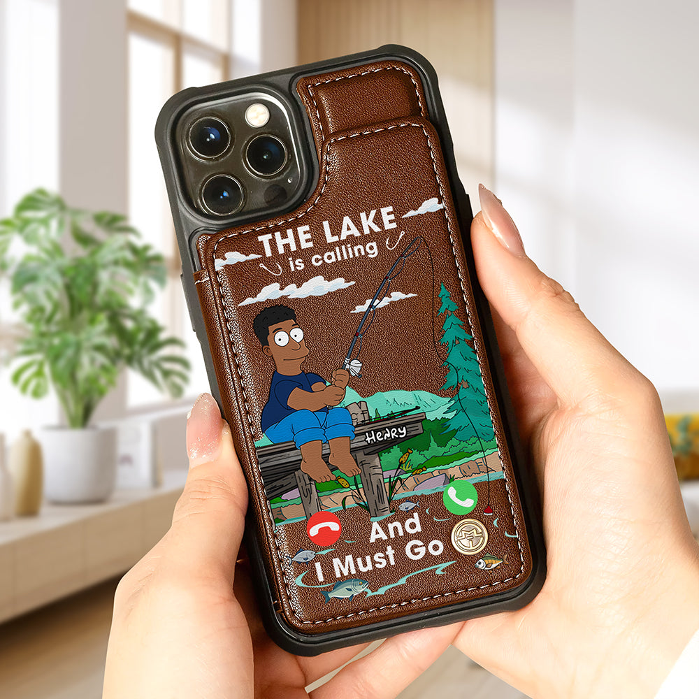 Personalized Gifts For Fishing Lovers Leather Flip Wallet Phone Case 02tgqn270225-Homacus