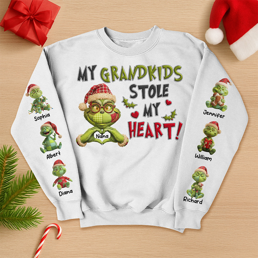 Cute Grandkids 3D Shirt - Personalized Gifts For Grandma 02naqn241025-Homacus
