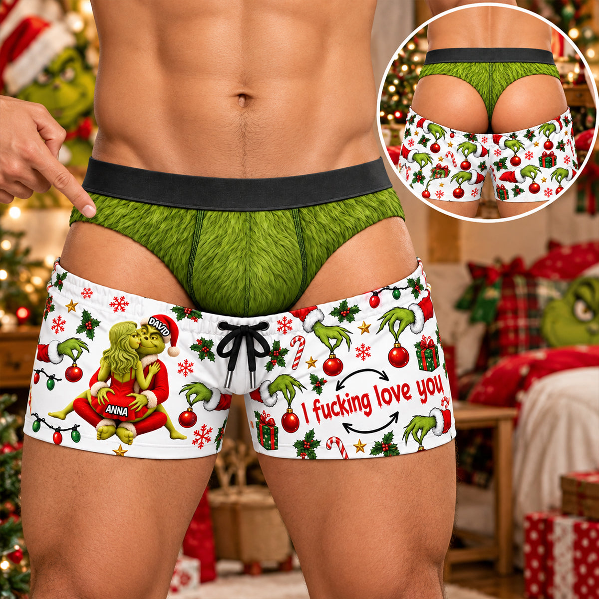 Funny Men's Boxers - Personalized Gifts For Him 03OHTN121026-Homacus